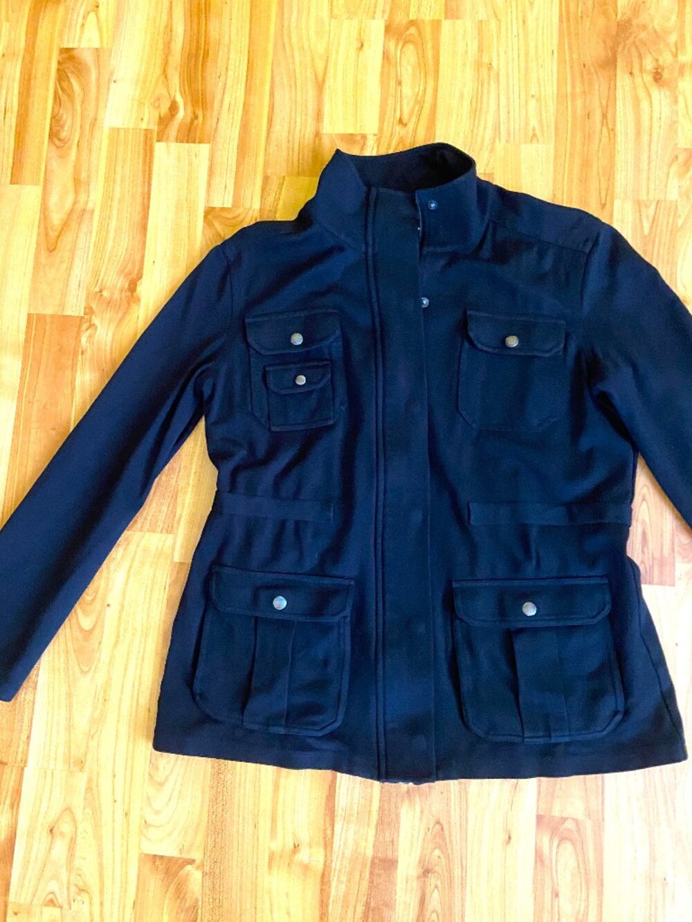 Tommy Bahama Black Utility Jacket Size XXS